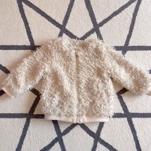 Zara Baby Flokati Bomber Jacket